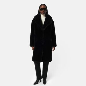 NWT APPARIS STEFFI COAT Noir Large